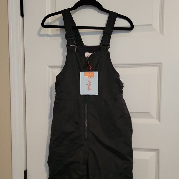 Boys or Girls Black Snow Bib Size M NWT Cat & Jack - Picture 1 of 6